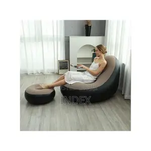 1pc Inflatable Lazy Air Sofa - Multicolo