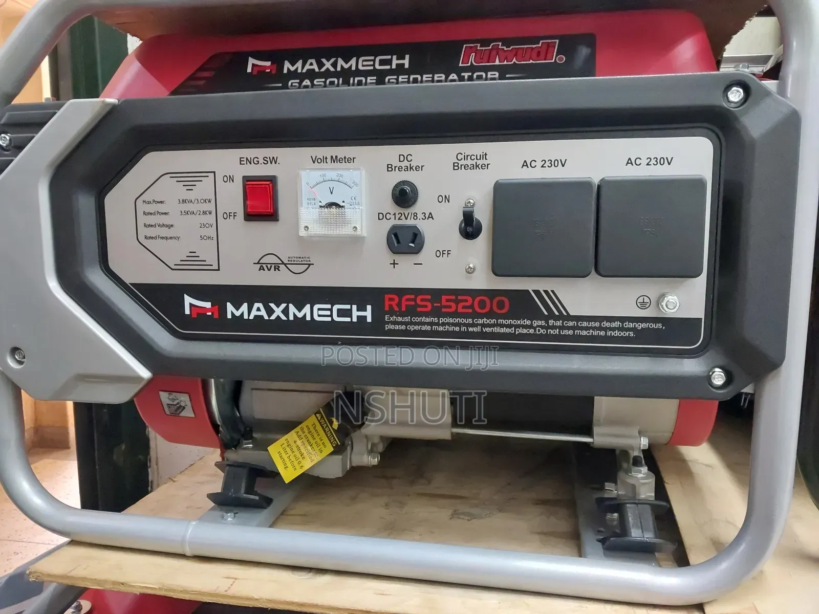Maxmech Gasoline Generator