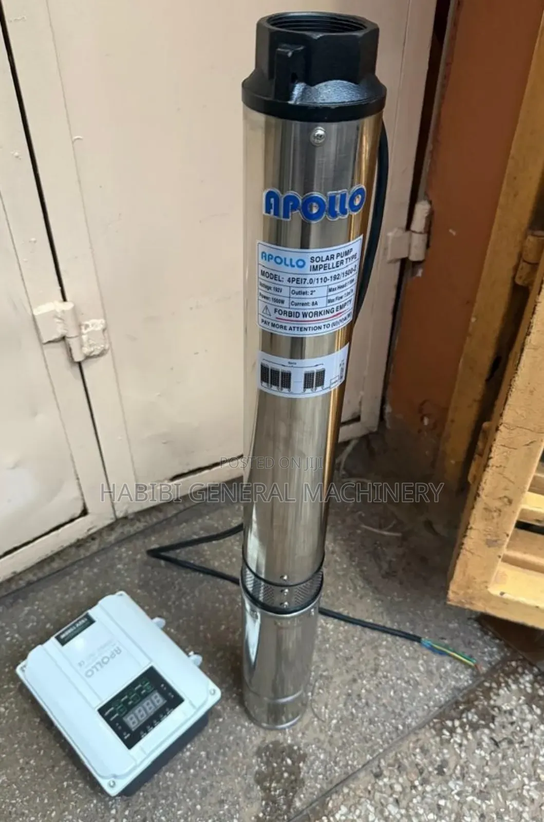 Apollo 110m Solar Pumps for Deep Wells 192v