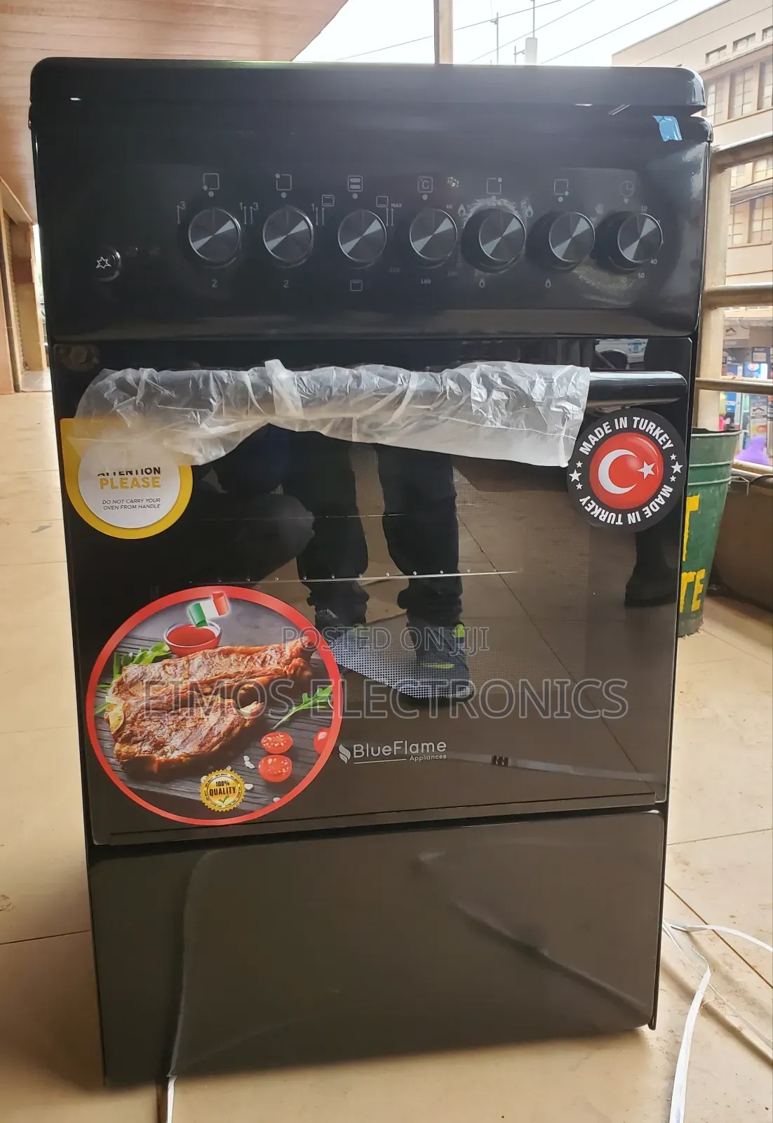 New Blue Frame Gas Cooker 50by50