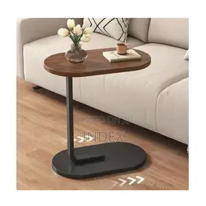 Mobile Snack Coffee Table - Brown