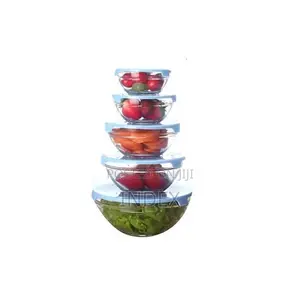 Yiwu Set of 5pc Glass Bowls