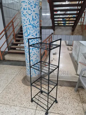 4 Tier Black Kitchen Storage Rack Kitchen Storage Rack