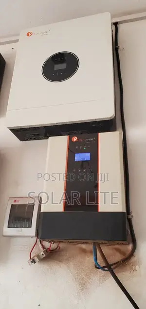 5kw Solar Off-Grid System, 24v ( 3kva Hybrid Inverter 5kwh Lithium