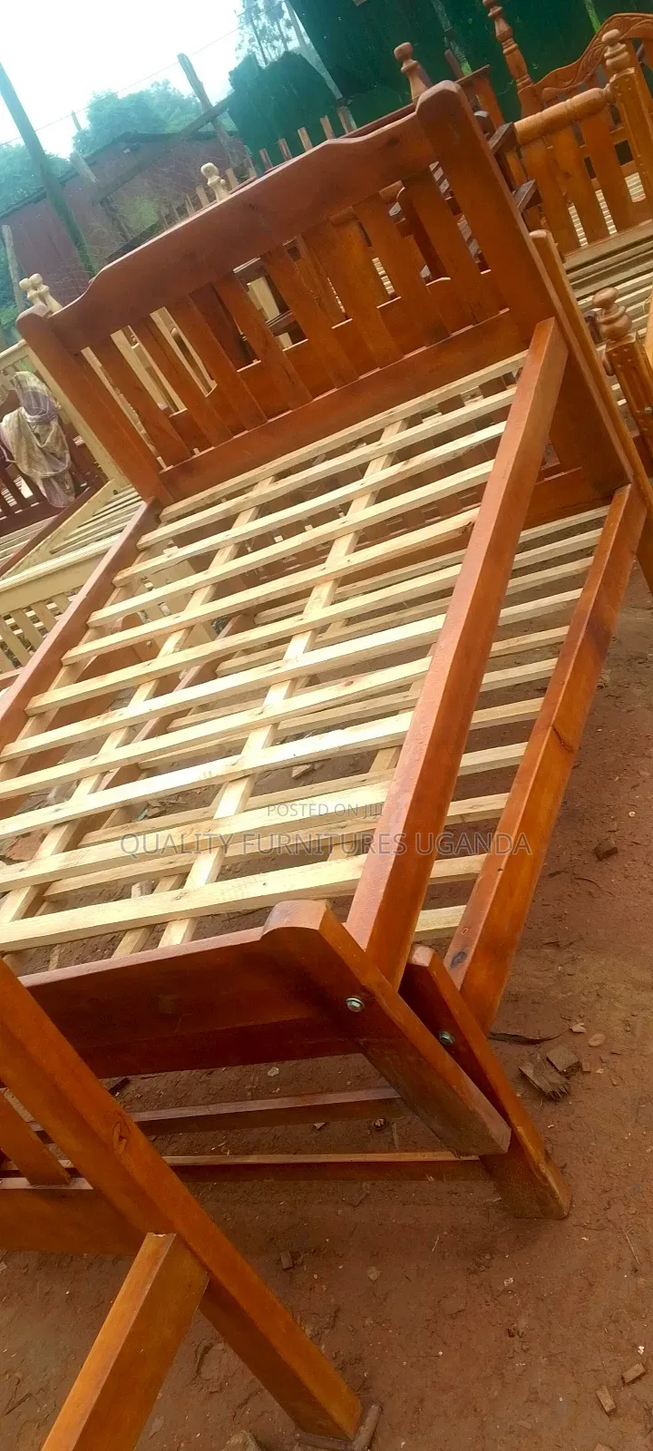 Wooden 4 by 6 Bed