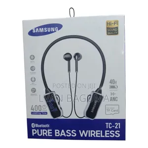 Samsung Tc-21 Pure Bass Wireless Neckband Earphone - A.N.C