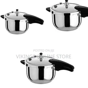 Premium Stainless Steel Pressure Cooker With Safety Locking System
