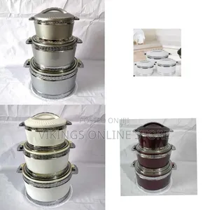 Elegant Insulated Food Warmer / Hot Pot Set - Multicolor