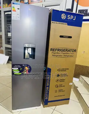 Spj 379 Litres Bottom Freezer Double Door With Dispenser