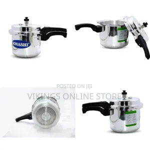 Sonashi Professional Aluminum Pressure Cooker With Safety Valve