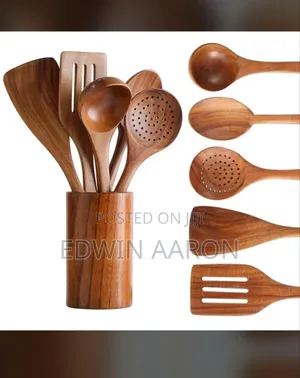 Wooden Laddle / Cooking Spoons Set