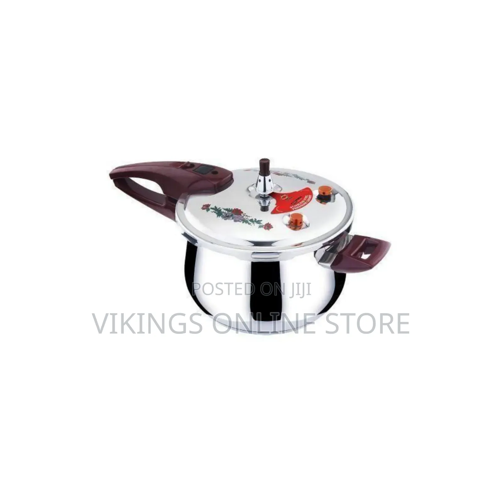 Classic Stainless Steel Pressure Cooker - Multicolor