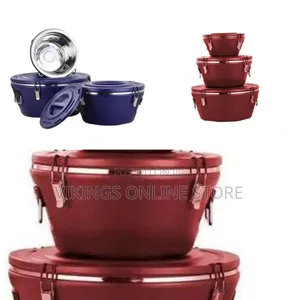 Stackable Insulated Food Warmer Casserole Set - Multicolor