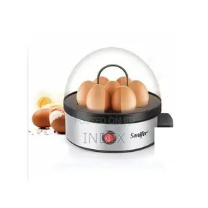 Sonifer Egg Boiler 7 Holes-Silver/Black