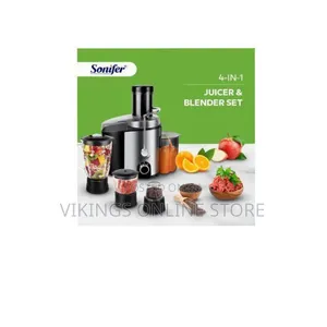 Sonifer High-Performance Electric Centrifugal Juicer - Multicolors
