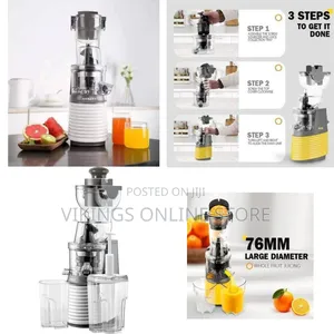 Sokany Masticating Cold Press Juicer - Multicolor