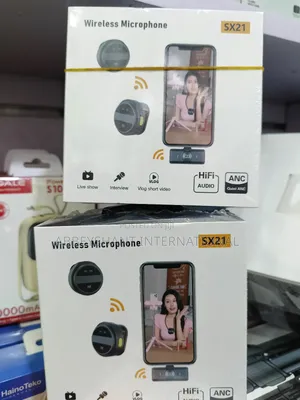 Sx21 Wireless Lavalier Microphone/Dual-Mic Setup Microphone
