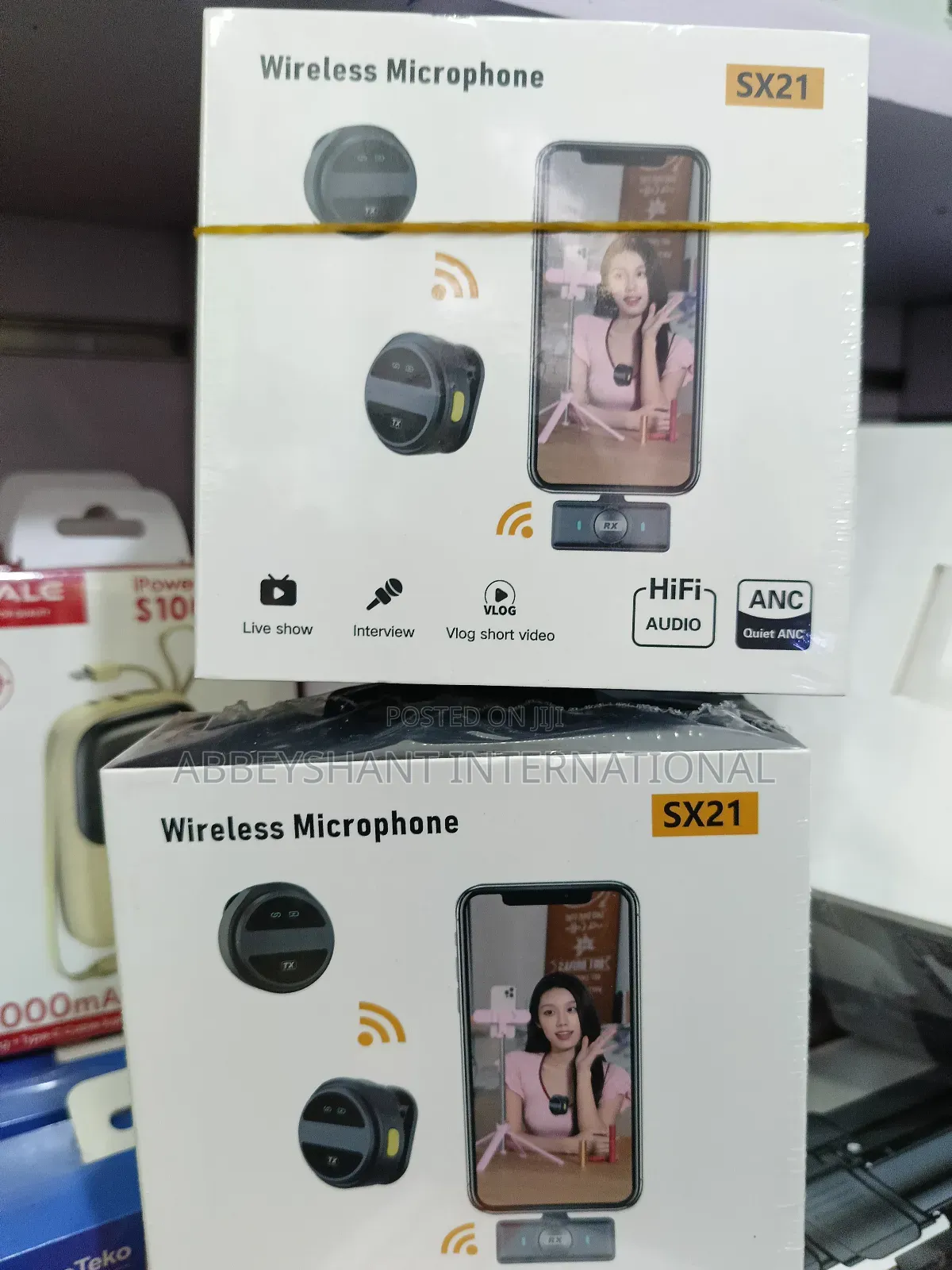 Sx21 Wireless Lavalier Microphone/Dual-Mic Setup Microphone