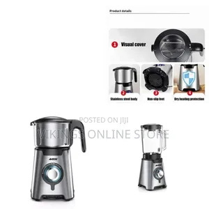 Avinas Multifunction Food Processor and Blender System - Multicolor