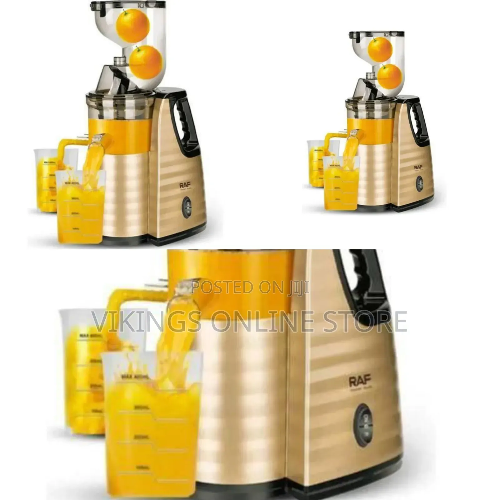 Raf Elegant Slow Juicer for Maximum Nutrient Extraction - Multicolor