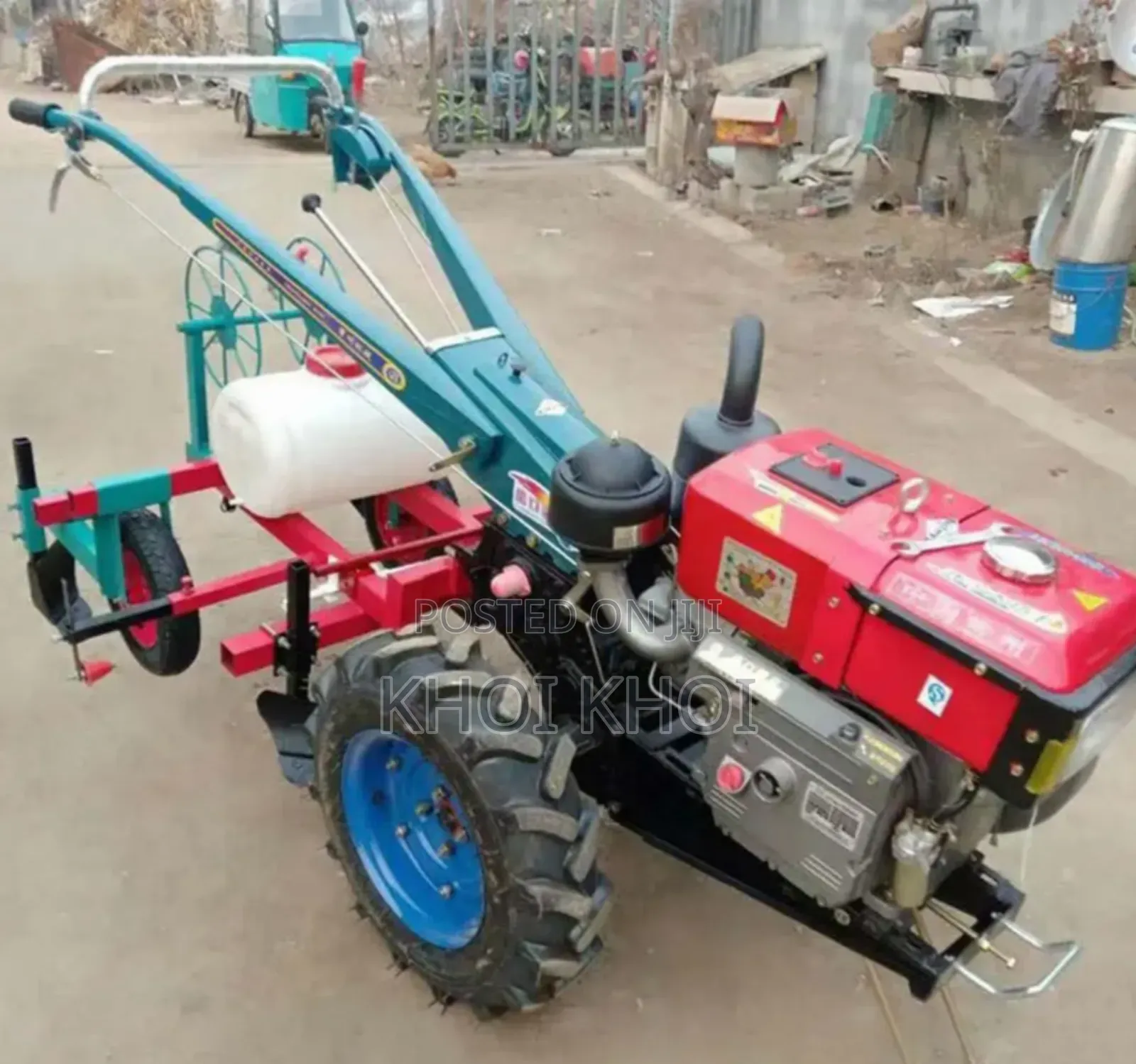 Ploughing Tractor