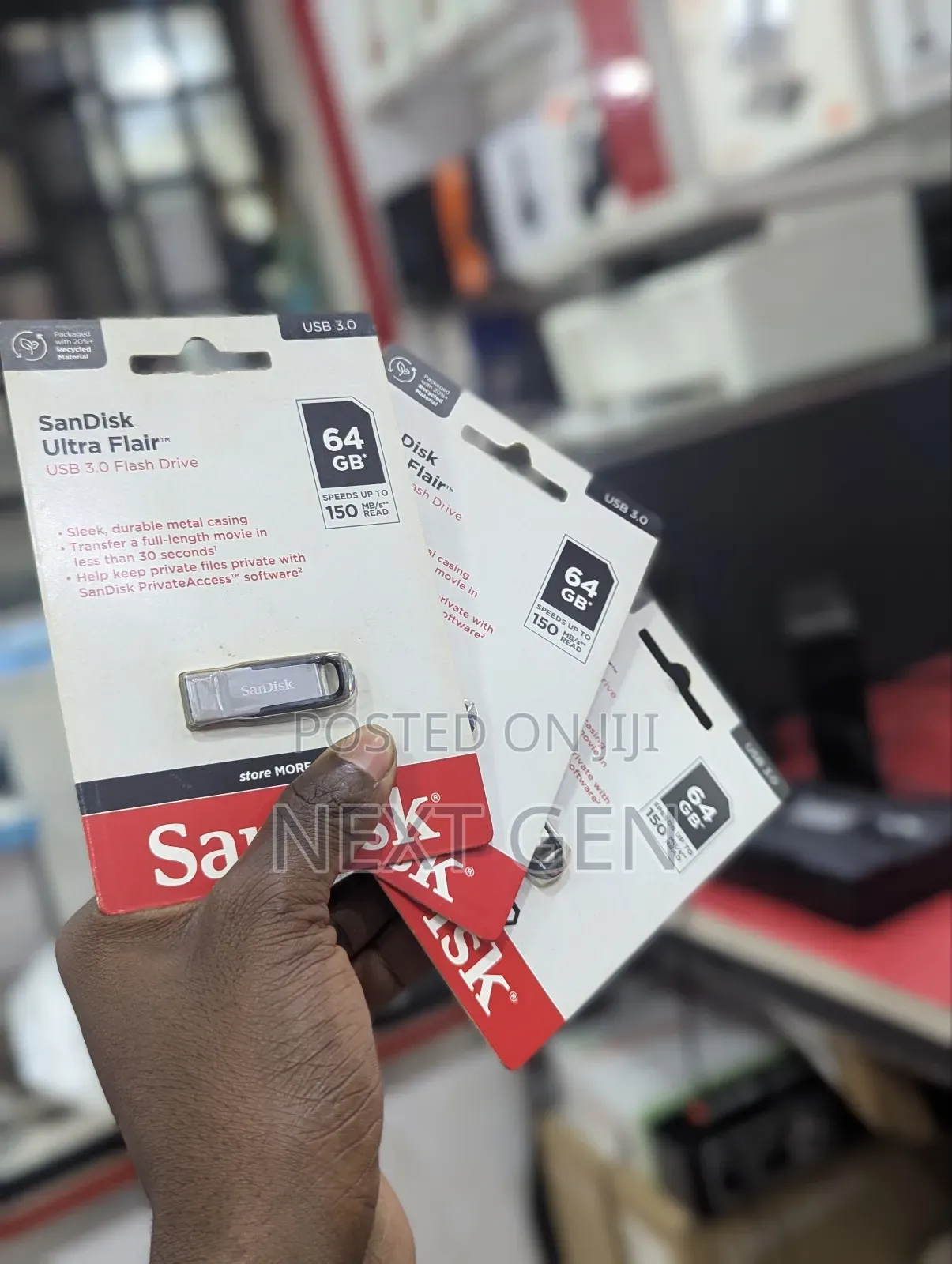 San Disk Usb 3.0 64gb Ultra Flash Drive
