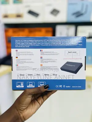 2 in 1 3.5 HDD-2.5 HDD -SSD Enclosure