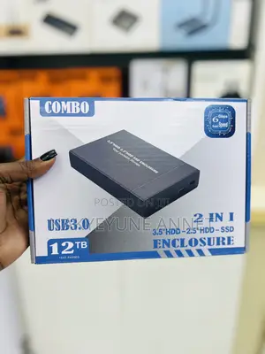 2 in 1 3.5 HDD-2.5 HDD -SSD Enclosure