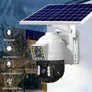 Dual Lens Solar Camera, No Power, No Network, Outdoor Remote Ai Camera