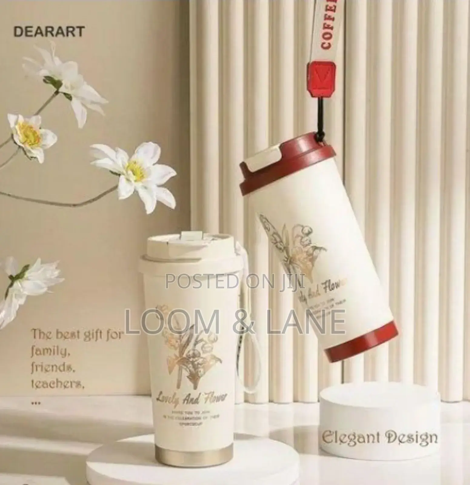 Stainless Steel Travel Mug With Temperature Display