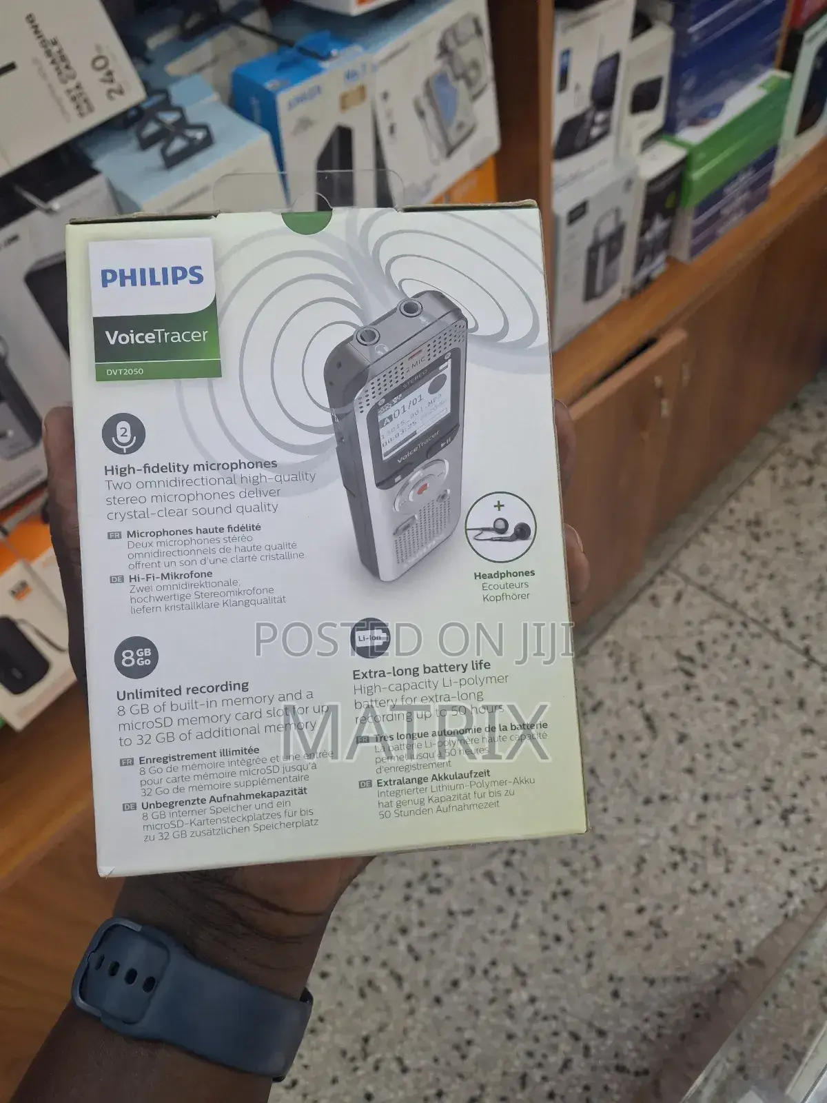 Philips Voicetracer Dvt1160 Audio Recorder - Voice Activation Function