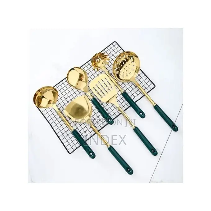 7 Pc Kitchen Tool Cooking Serving Spoons Cutlery Set - Multicolor