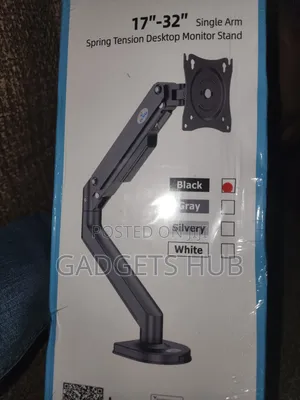 Single Arm Spring Tension Desktop Monitor Stand