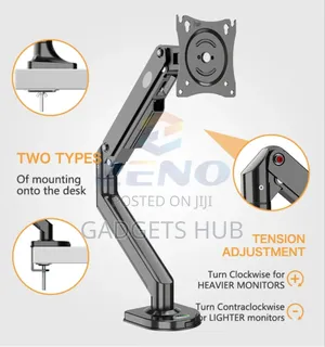 Single Arm Spring Tension Desktop Monitor Stand