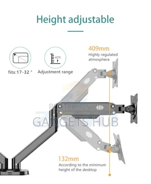 Single Arm Spring Tension Desktop Monitor Stand