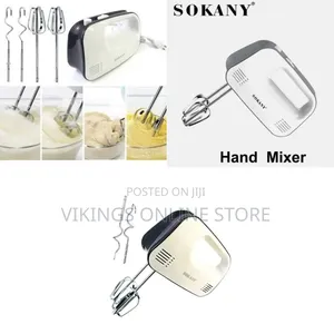 Sokany Handheld Electric Mixer for Baking and Cooking - Multicolor