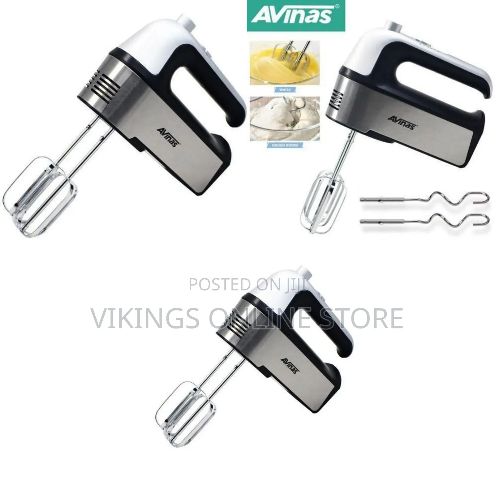 Avinas Professional Handheld Electric Mixer - Multicolor