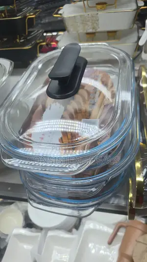 3pcs Glass Food Containers