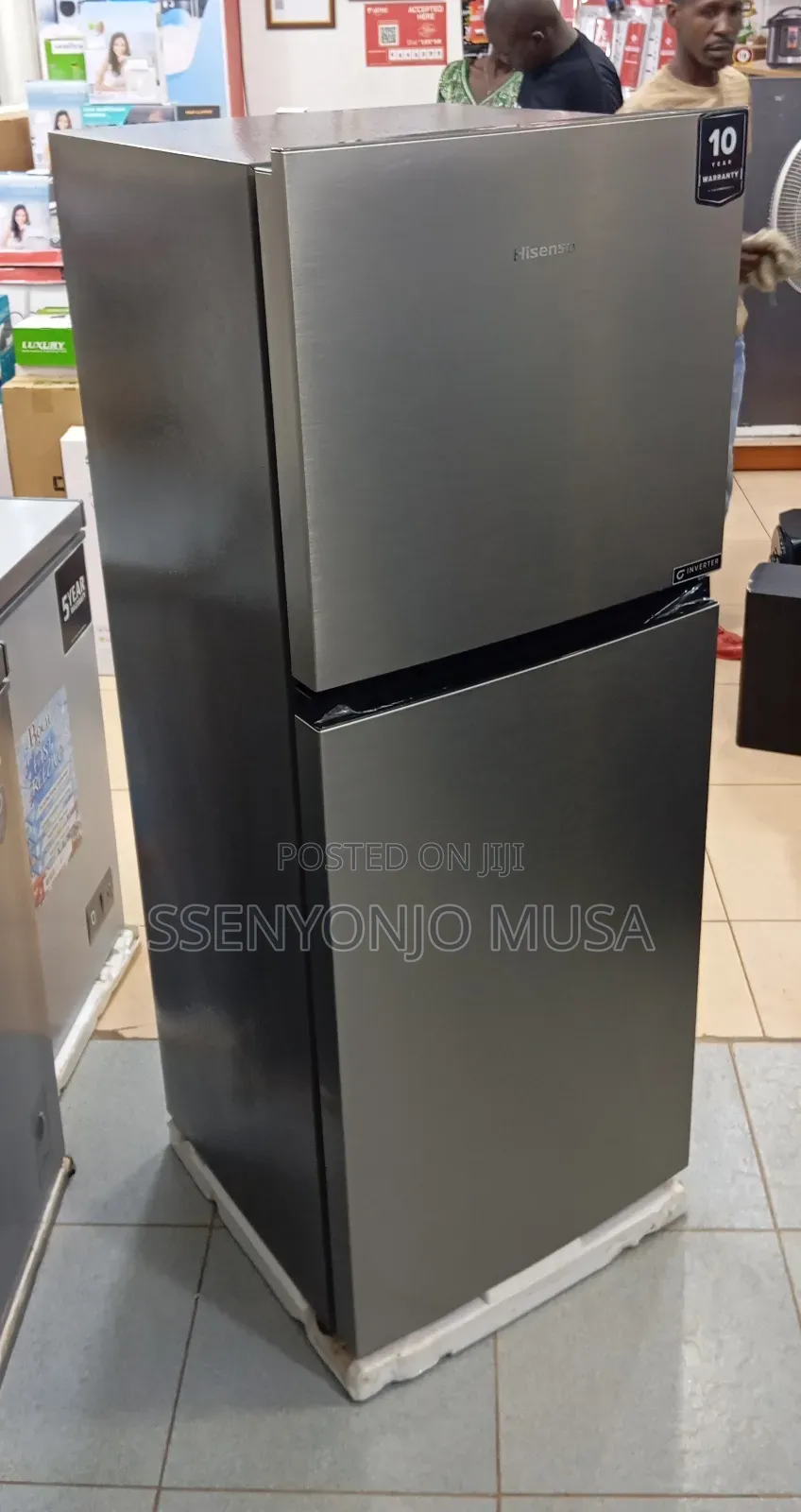 Hisense 266l 2-Door Top Freezer Refrigerator – Frost Free, Silver