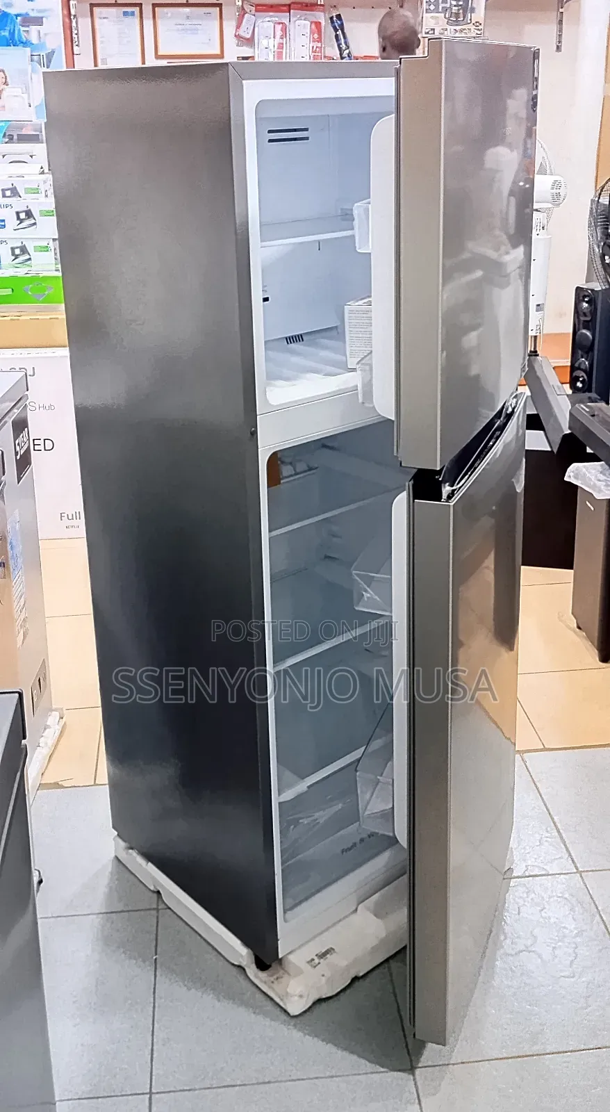 Hisense 266l 2-Door Top Freezer Refrigerator – Frost Free, Silver