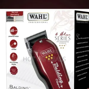 Wahl Balding Professional Electric Hair Clipper - Black,Maroon