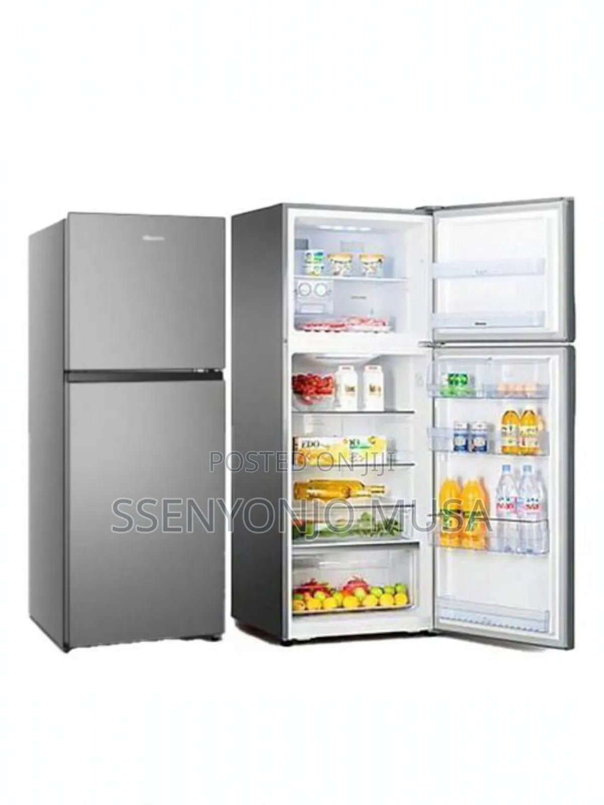 Hisense 266l 2-Door Top Freezer Refrigerator – Frost Free, Silver