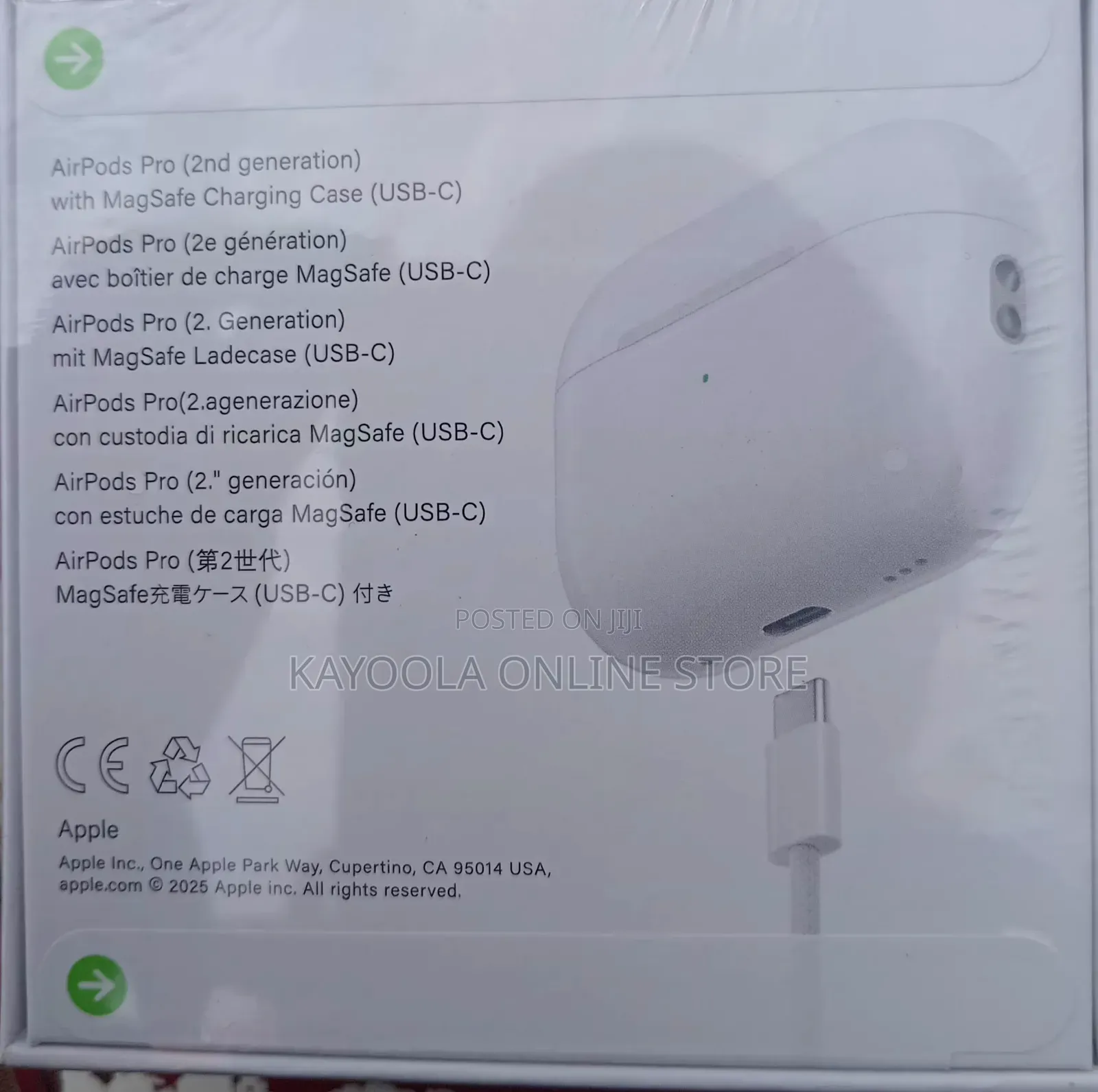 Apple Earpods Pro Wireless Earbuds Set