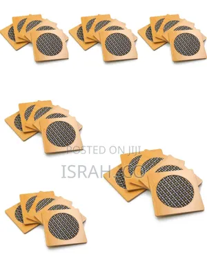 Bamboo 6 Piece Bamboo Mug/Glass Cover Coasters