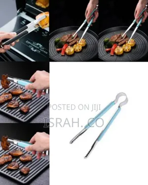 Stainless Steel Kitchen Tongs Small Barbecue Grill Cooking Tongs