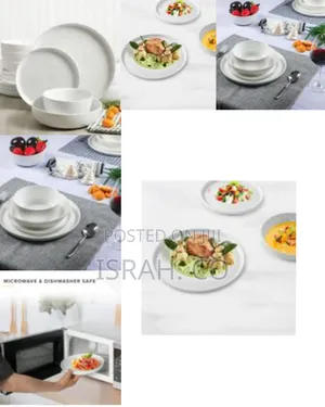 24-Piece Dinnerware Set, Stonewashed Dinner Set for 6 Including.