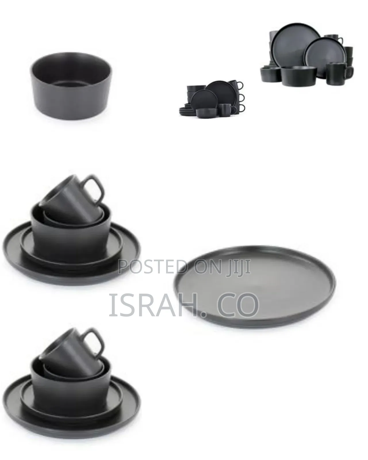 16-Piece Ceramic Tableware Dinnerware Set Stoneware Cups Plates