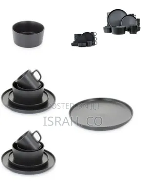 16-Piece Ceramic Tableware Dinnerware Set Stoneware Cups Plates