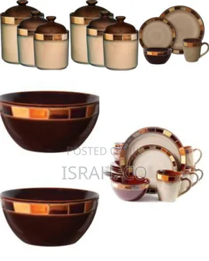 16-Piece Plates Cups Bowls Sideplate Dinnerware Set Service for 4