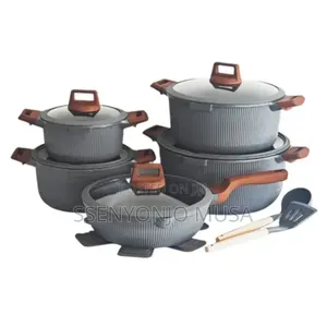 Donnor 15-Piece Non-Stick Cookware Set – Soup Pots Frying Pan.